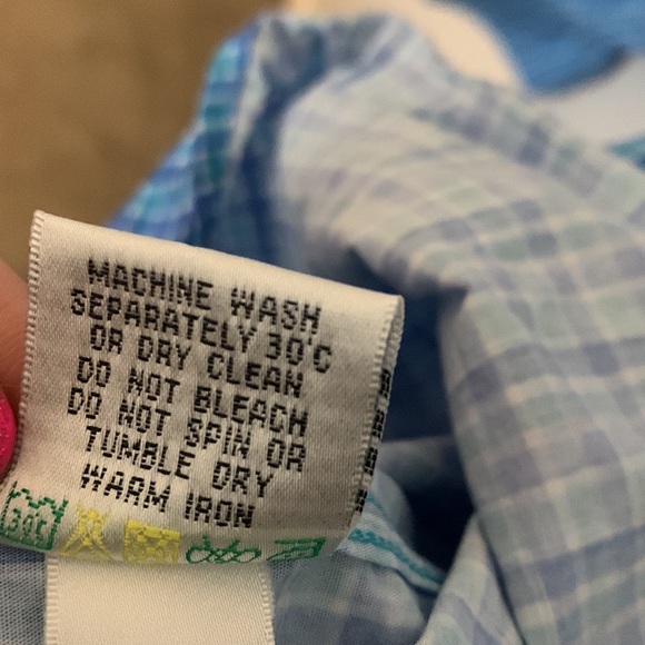 Mens checkered button up - Picture 6 of 7